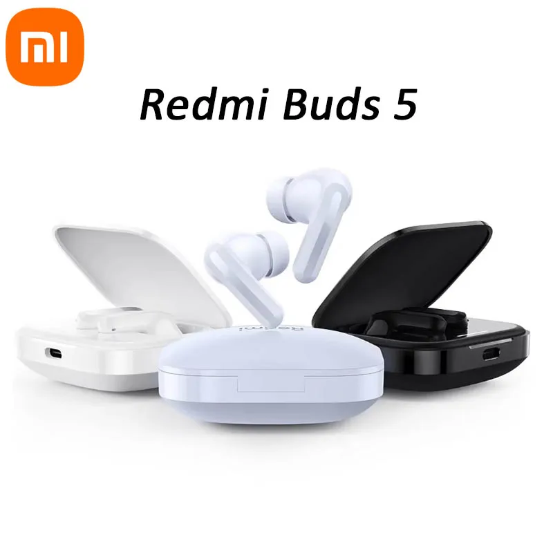 Наушники Xiaomi Redmi Buds 5 46dB активное шумоподавление Bluetooth 3 TWS ANC гарнитура 40 часов