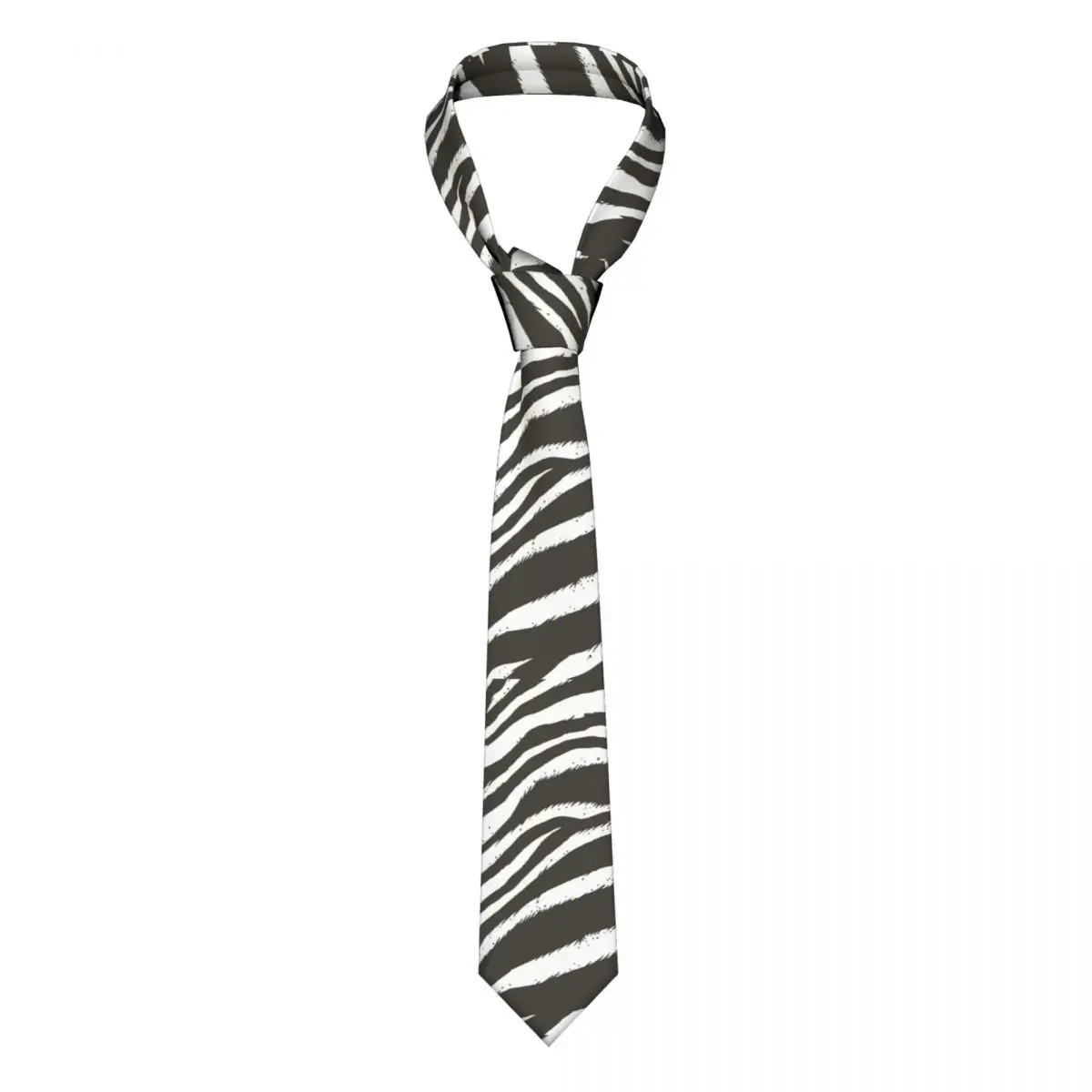 

Casual Arrowhead Skinny Zebra Stripes Necktie Slim Tie For Men Man Accessories Simplicity For Party Formal Tie