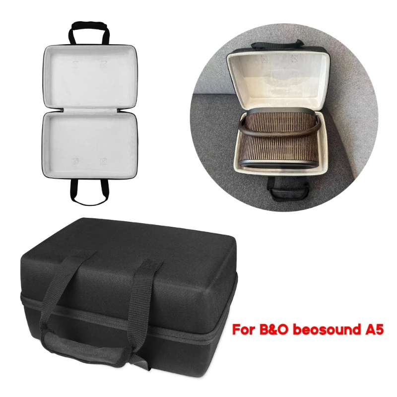 

EVA shells Wear-resistant Carrying Square Bag with Handle for beosound Speaker Companions Protector M76A