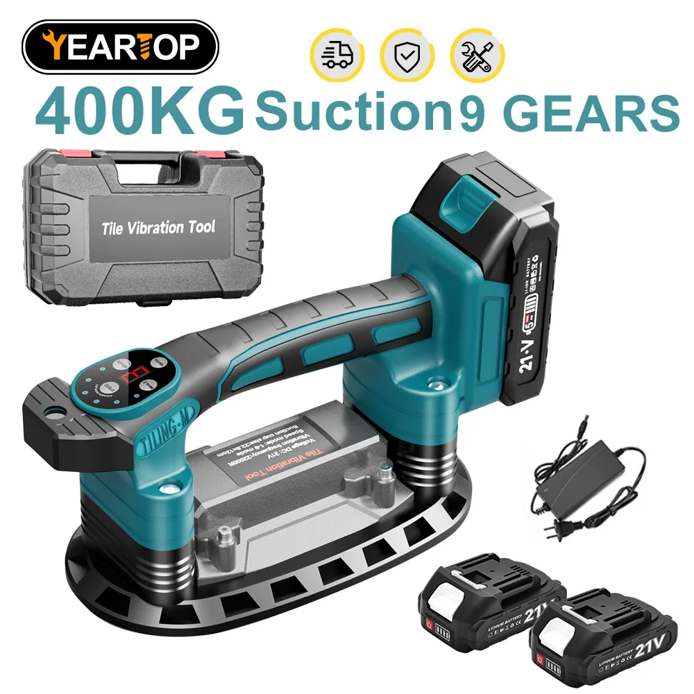 

YEARTOP беспроводная машина для укладки плитки 9 скоростей 400 кг для аккумулятора Makita 18В