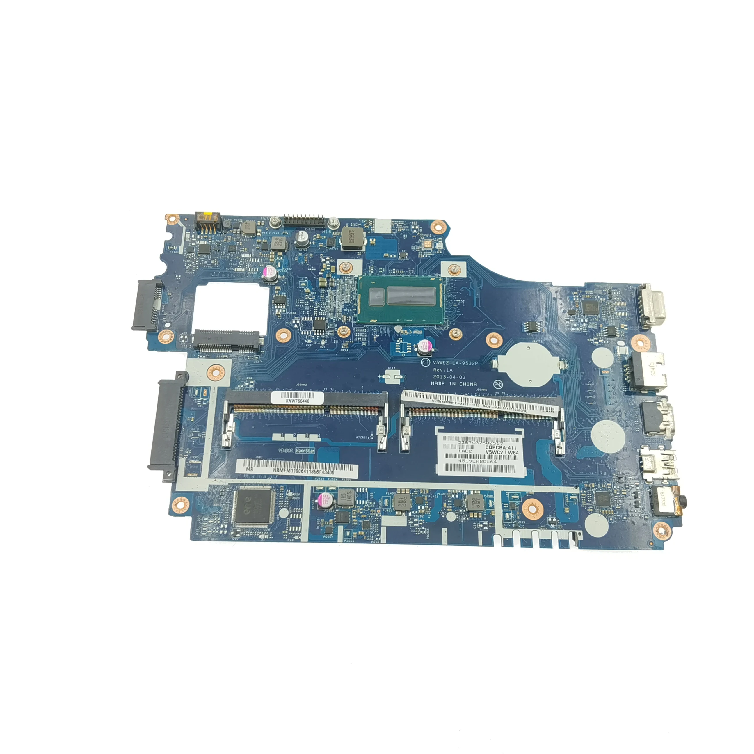 Материнская плата V5WE2 LA-9532P для ACER Aspire E1-532 E1-532P E1-572G материнская ноутбука с
