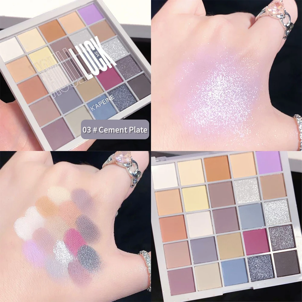

25 Colors Caramel Brown Eyeshadow Palette Pearlescent Matte Eye Shadow Pallet Makeup Pigmento Waterproof Lasting Eye Cosmetics