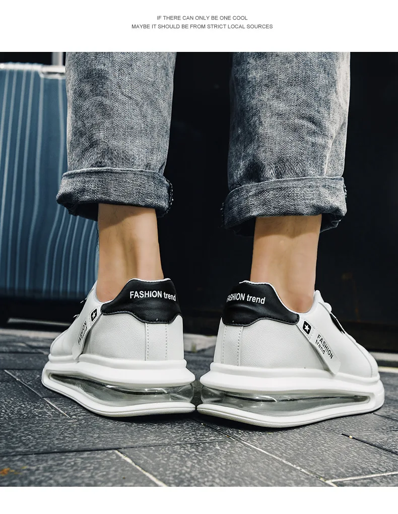 Маленькие белые туфли для студентов обувь с воздушной подушкой мужская на весну