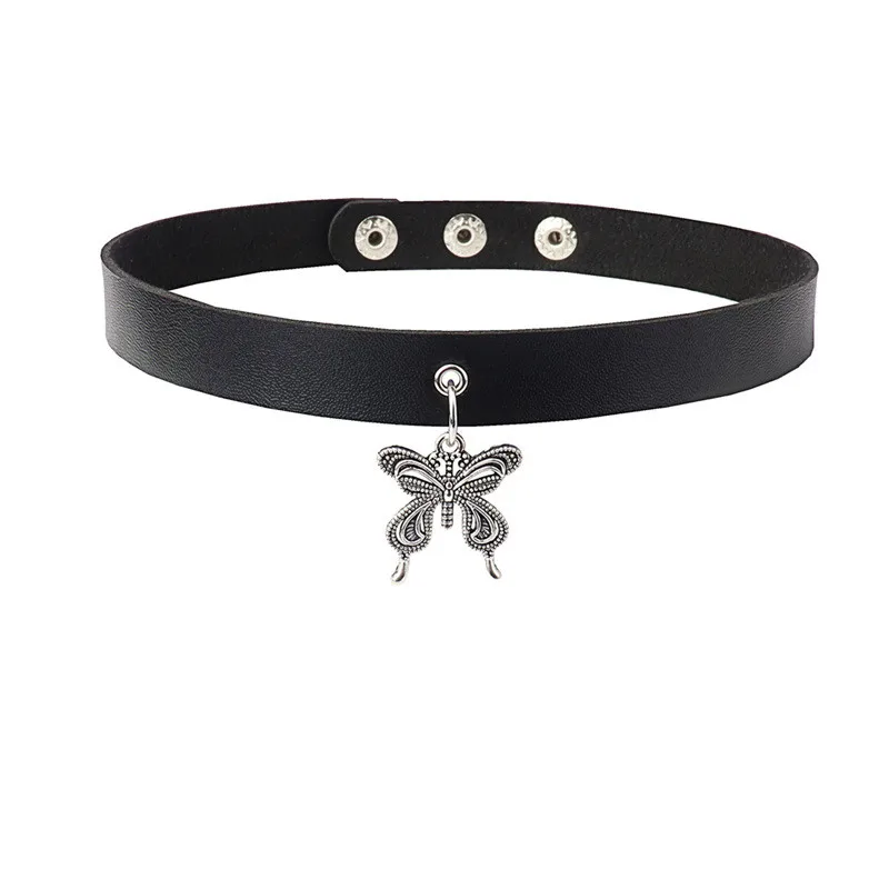 2022 готическое колье-чокер со звездой бабочкой и ангелом для женщин девочек