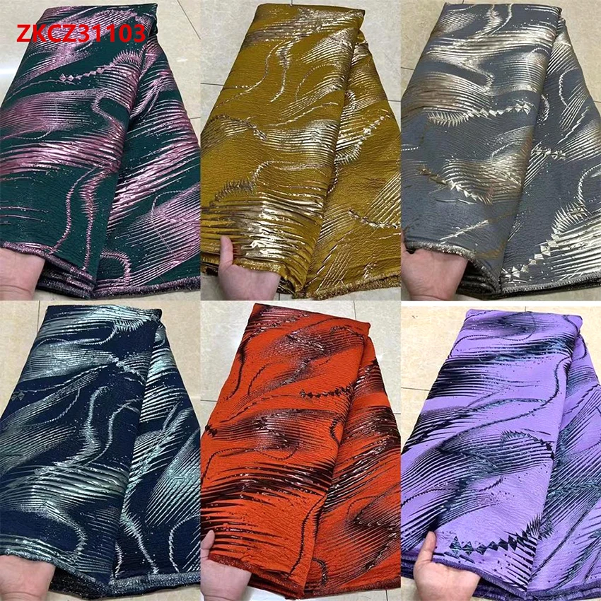 

Африканская анкарская красивая кружевная оригинальная нигерийская французская сетчатая швейная одежда 5 ярдов/лот ZKC11072