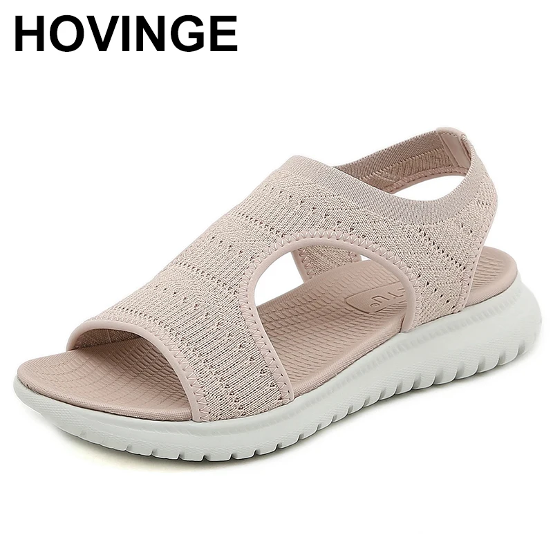 

2023 New Summer Women Sandals Sexy Shoes Crystal Casual Woman Flats Buckle Strap Ladies Fashion Beach Shoe Big Size