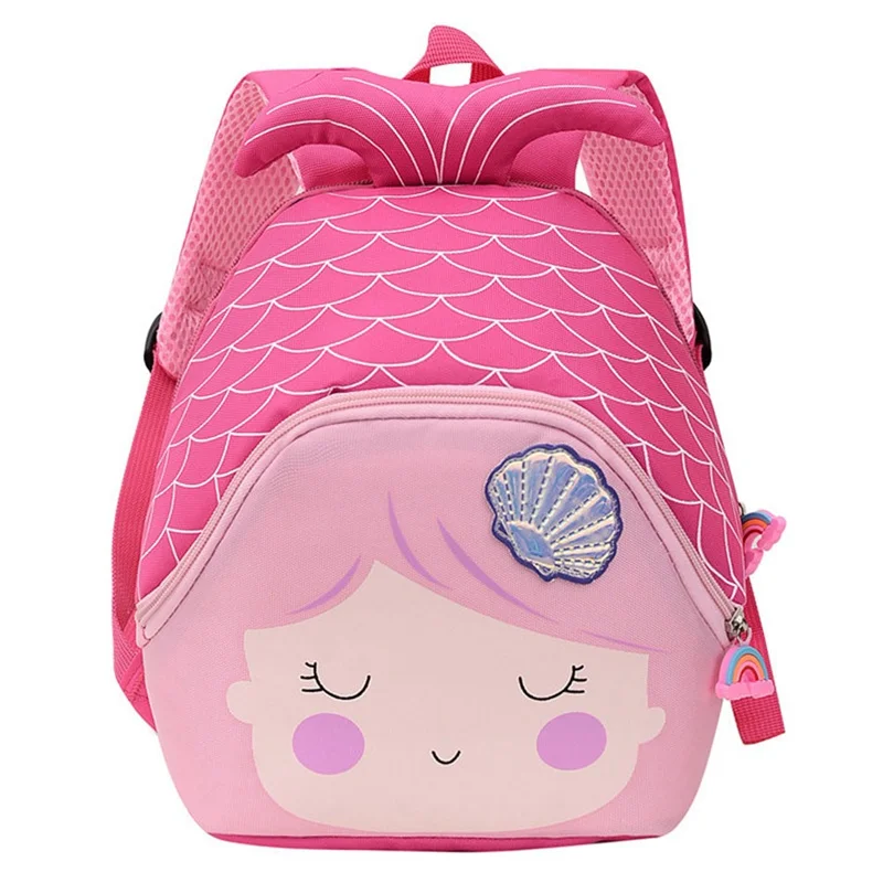 

Children Zipper Backpack Compartments School Bag Kindergarten Cartoon Cute Mermaid Backpack Purse Girl Bag Kindergarten Baby Bag