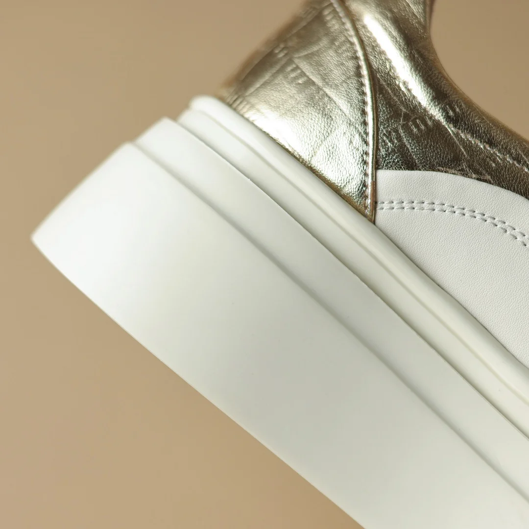 Мокасины женские из натуральной кожи толстая подошва платформа плоская круглый