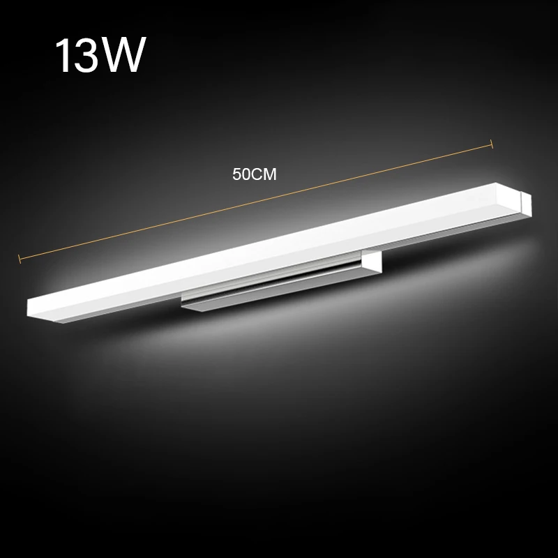 

Современная простота, модный светодиодный настенный светильник, зеркало, влагостойкий, противотуманный светильник, светильник для ванной комнаты, спальни, акриловые бра