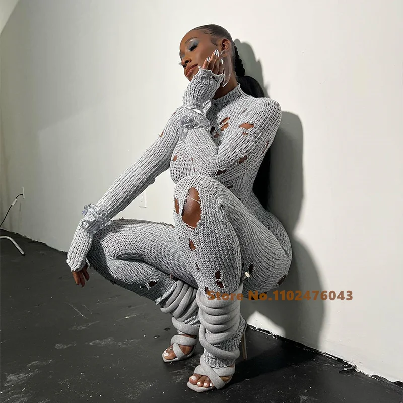 Grey Knit Lace Up Strappy Thin High Heel Sandals Women Summer Sexy Square Open Toe Cloth Rope Stilettos Sandals Female Shoes