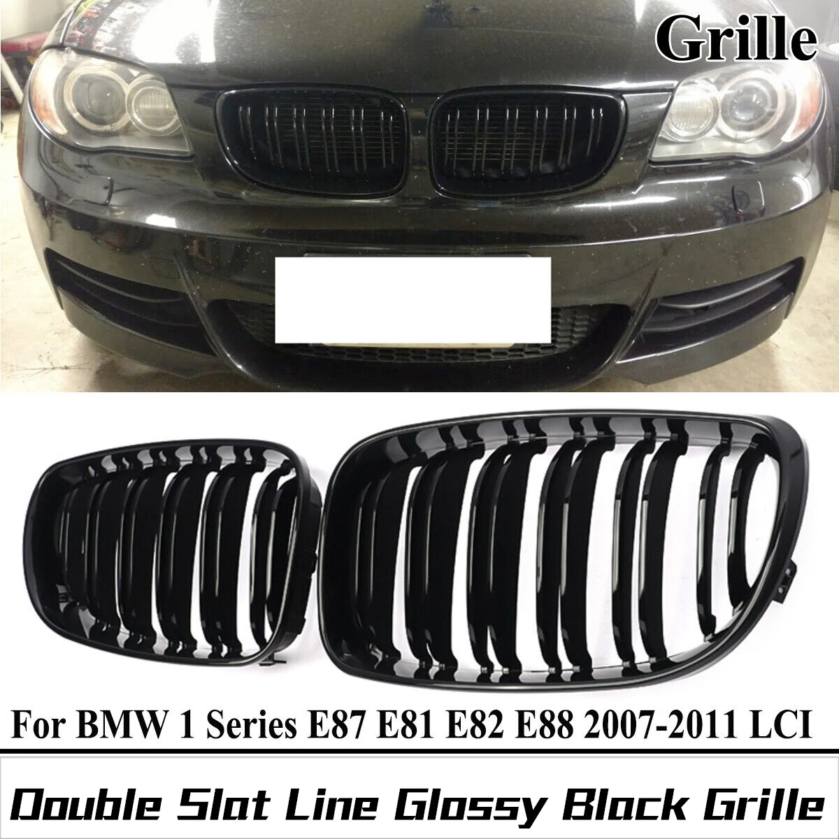 Решетка для переднего бампера BMW E81 E87 E82 E88 128I 130I 135I гоночная решетка решетки