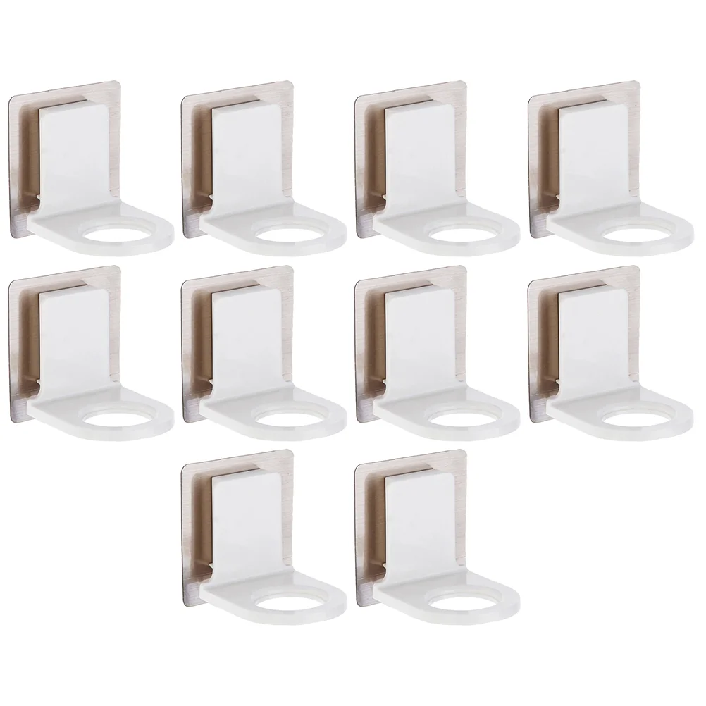 

10pcs Shower Bottle Rack Bathroom Storage Shelf Hand Sanitizer Rack for Home