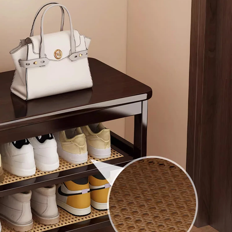 Роскошная скамейка для хранения обуви в гостиную Скандинавский дизайн