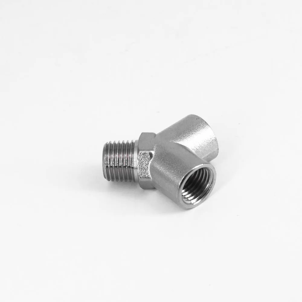 1/4" BSPP NPT Female Male Y Shaped Splitter Block Nickel Plated Brass Pipe Fitting Connector Coupler Adapter Water Gas Fuel images - 6