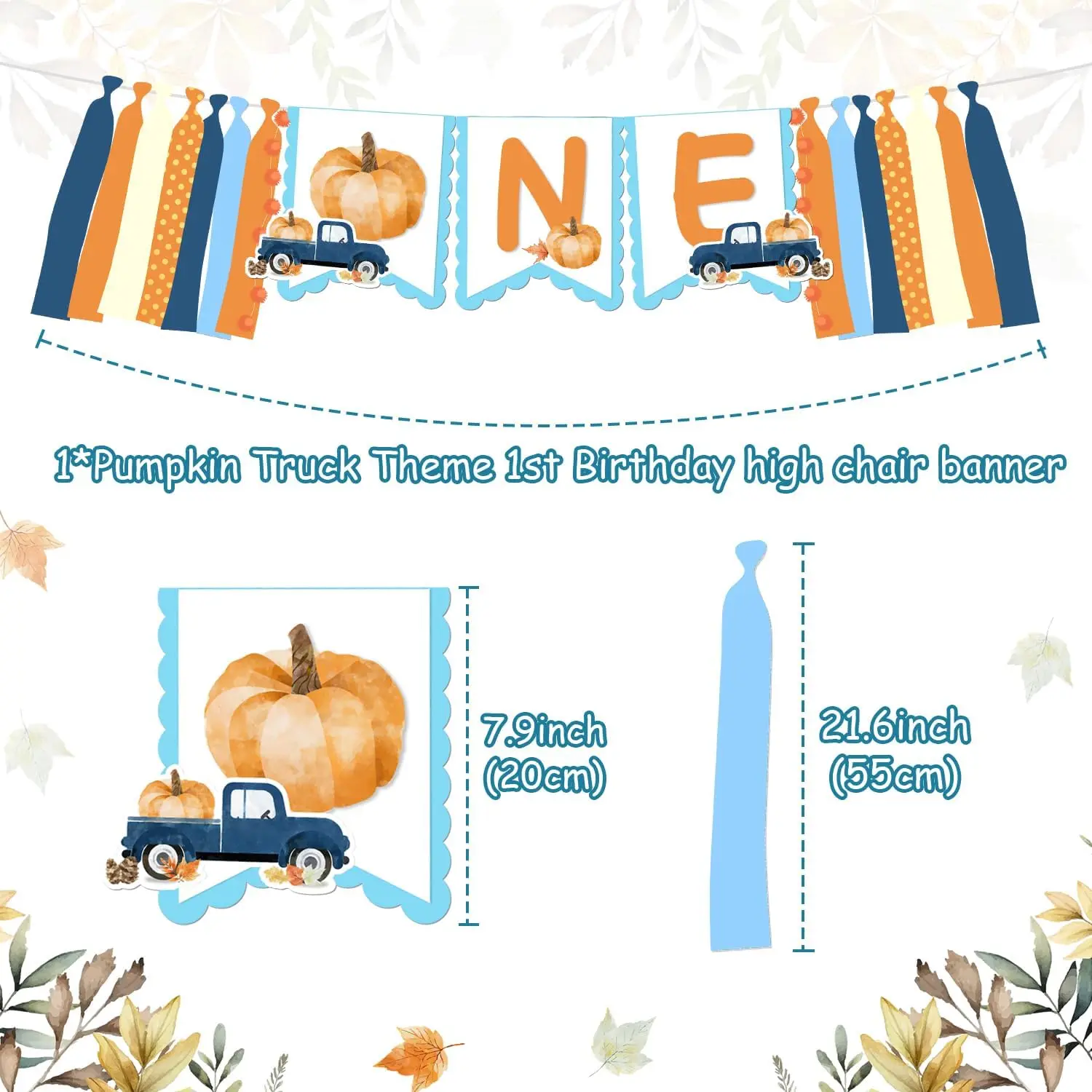 Черевельный тыквенный грузовик стульчик для кормления баннер тематический