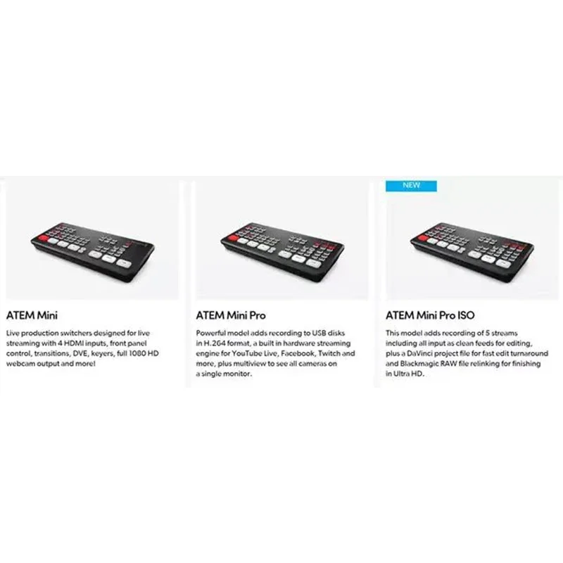 Фото D88 Blackmagic Design ATEM Mini Extreme SWATEMMINICEXT 12 В 8 HD-MI INPUT 2 HD/MI Видеопереключатель Прямая трансляция Аудио №4