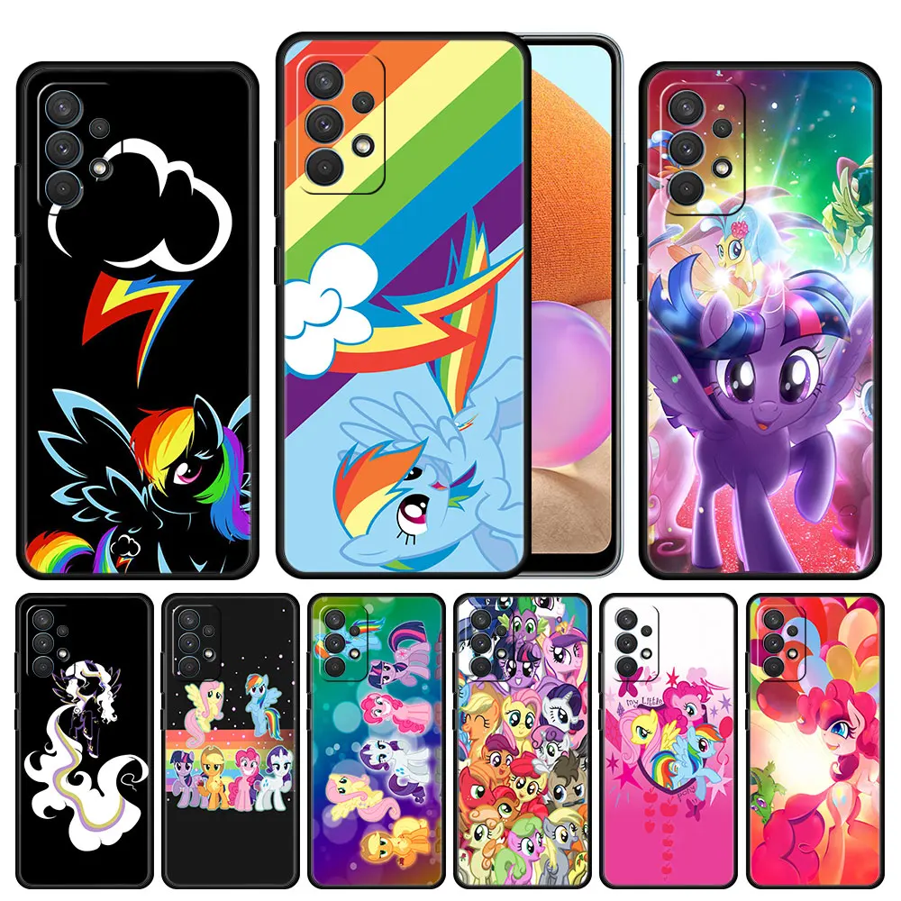 

Case Cover for Samsung Galaxy A02s A12 A21s A30 A50 A20 A11 A03 A23 A03s A01 Cell Thin Soft My Little Pony Horse Anime Cute