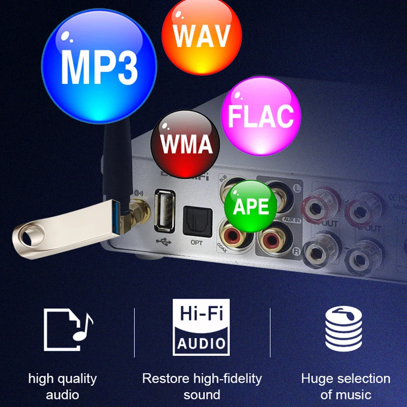 2*100 Вт Bluetooth 5 0 QCC5125 усилитель звука USB DAC ES9018K2M Infenion MA12070 Класс D APTX-HD LDAC HiFi мощности -