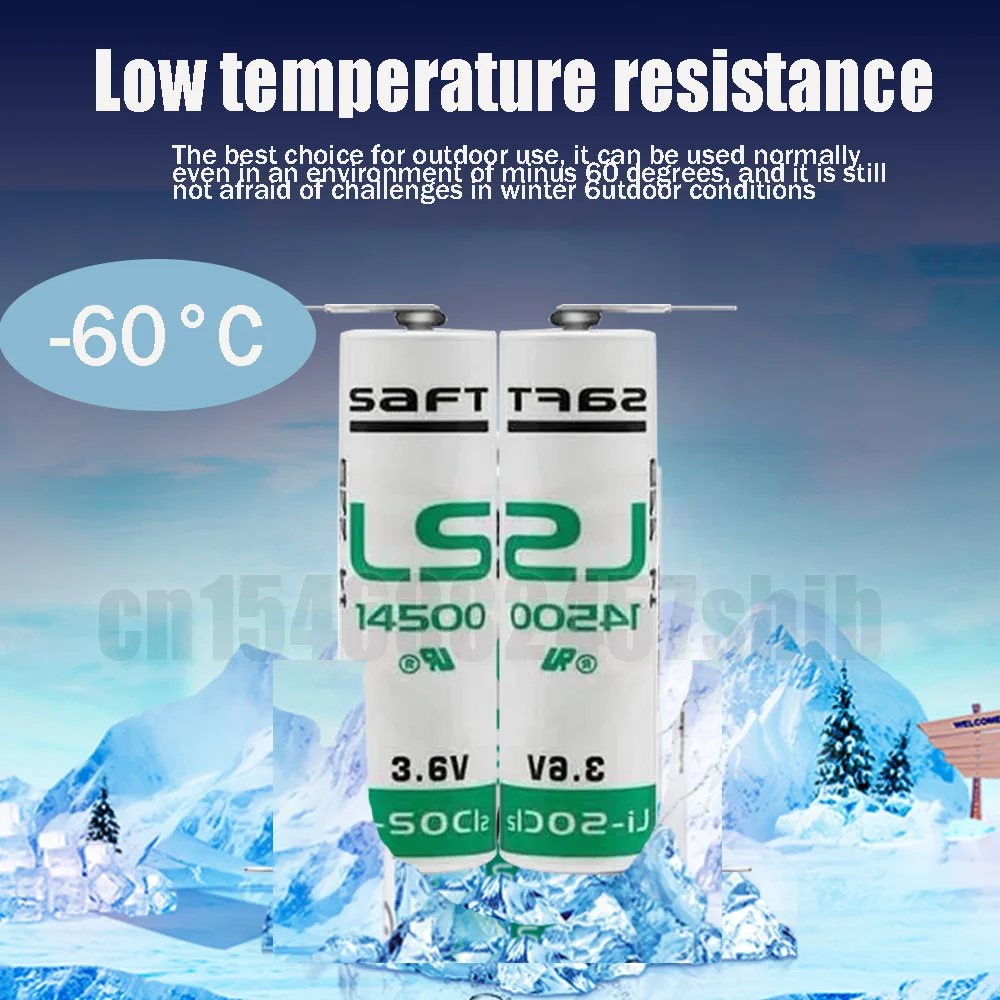 Литиевая батарея Saft LS14500 ER14505 3 6 TL5104 с штифтами для ПЛК-оборудования первичные