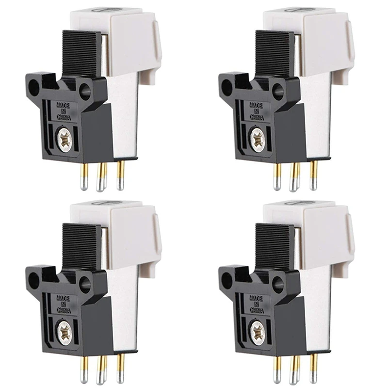 

4-кратный магнитный стилус с виниловой иглой для проигрывателя пластинок, стандартное Крепление с функцией точной записи