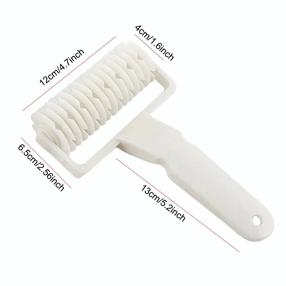 Пластиковый роликовый резак для теста