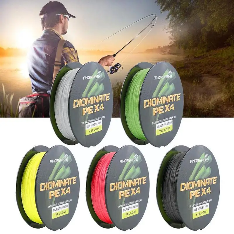 

8 Braided 500m Anti-bite Line PE Fishing Line 5 Colors Braided Pull Multifilament Fishing Accessories Line Strong Fishing L7C1