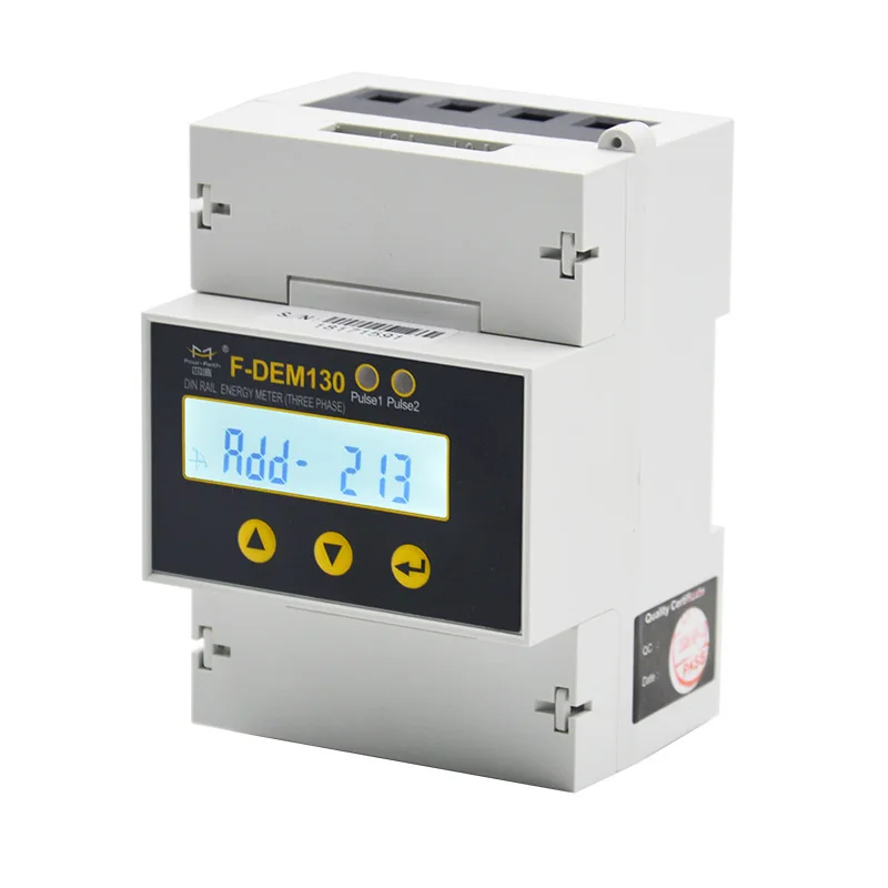 

F-DEM130 DIN Rail Three Phase Digital Energy Meter
