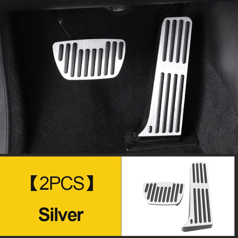 

Для Toyota Highlander XU70 Hybrid 2020 2021 2022 2023 2024 алюминиевый коврик для педали акселератора тормоза нескользящий коврик для ног