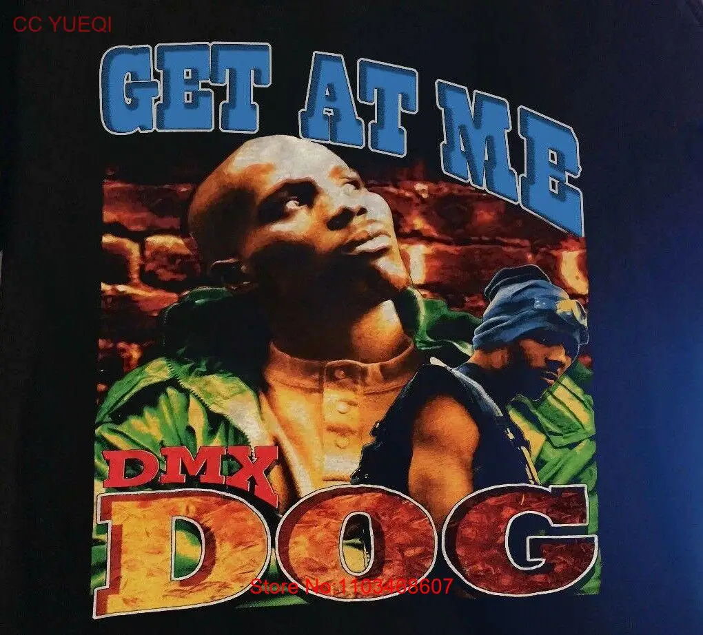 Черная мужская футболка VINTAGE DMX Get At Me Dog S-234XL