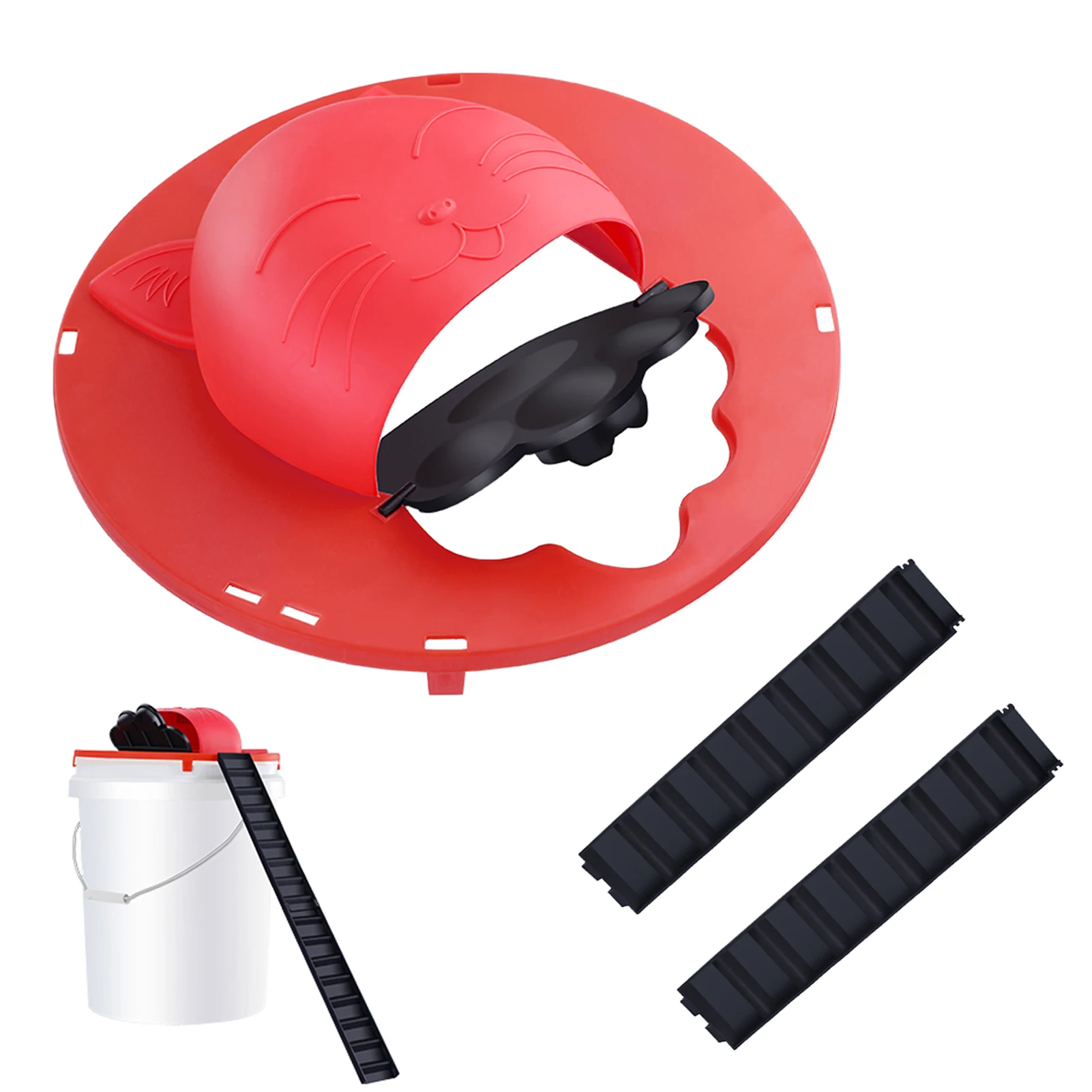 

New Reusable Smart Mouse Trap Smart Flip And Slid Bucket Lid Mousetrap Humane Or Lethal Mouse Trap Multi Catch Auto Reset