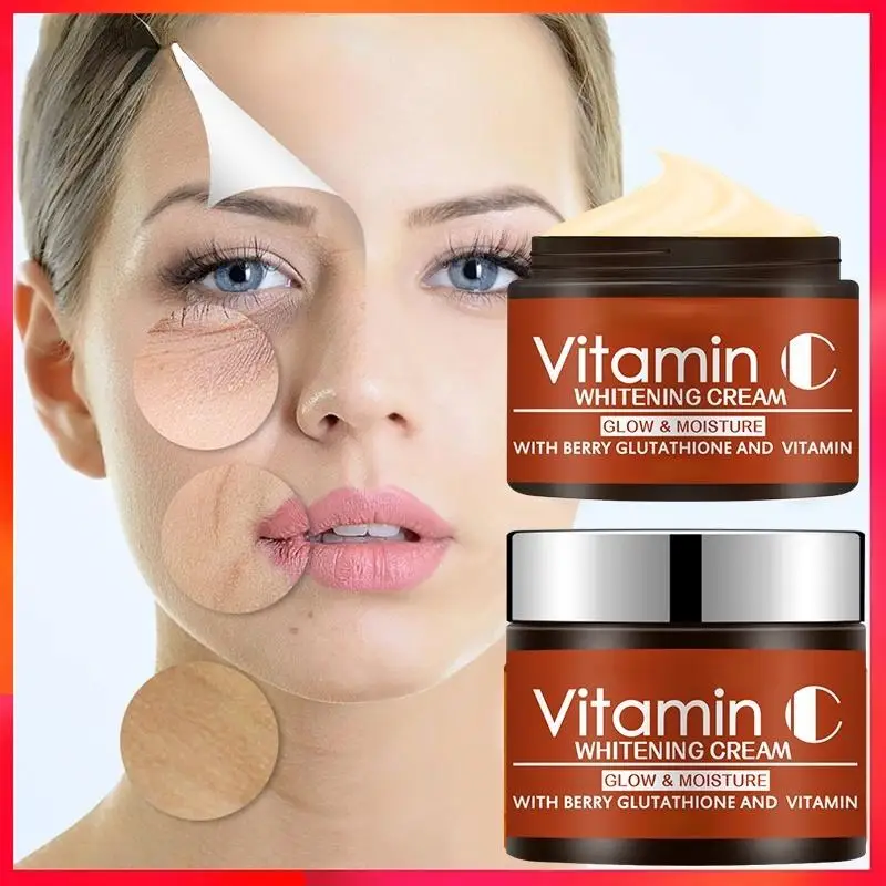 

Beautycome C Cream Vitamin C Whitening Cream Facial cream to remove freckles, remove dark spots, brighten skin.