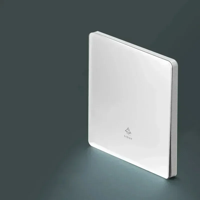 

86 Тип белого универсального настенного выключателя из закаленного стекла, ЕС, Корея, электрический выключатель 220 В, 1/2/3/4 банды, 1/2-позиционная кнопка, настенная панель