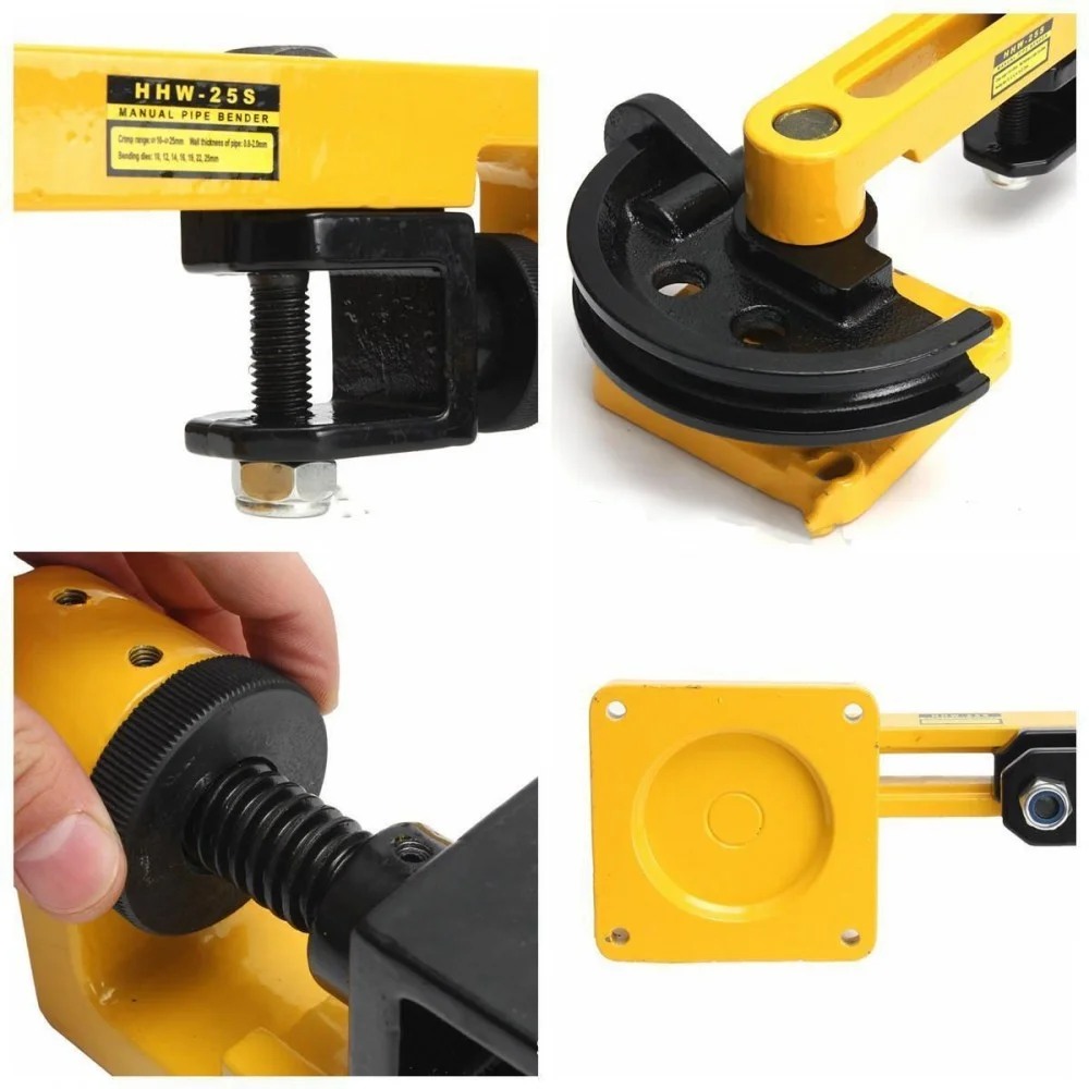 HHW-25S ручной трубогибочный станок из нержавеющей стали железа меди 3/8 - 1 дюйм
