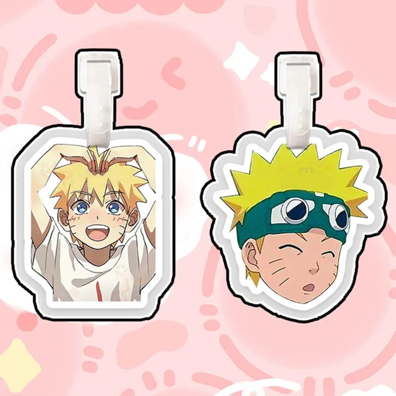 

Cartoon Naruto Travel Accessories Luggage Tag PVC Suitcase ID Addres Holder Baggage Boarding Tag Portable Label
