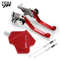 short stunt clutch lever easy pull cable system brake clutch levers for kawasaki versys x300 versysx300 versys x300 2017 2019