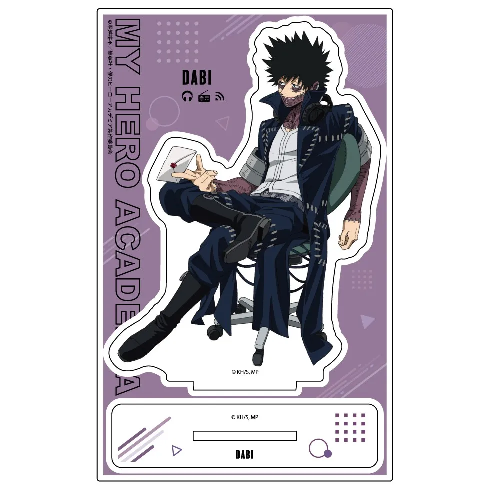 Акриловый брелок с аниме принтом