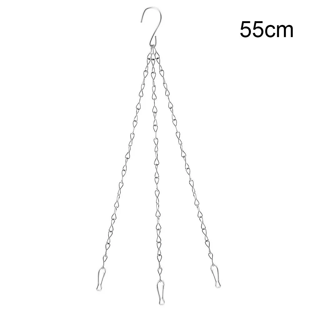 

Brand New Flower Pot Hanging Chain Durable Garden Hanging Basket Metal Multipurpose Replacement Rust Resistant