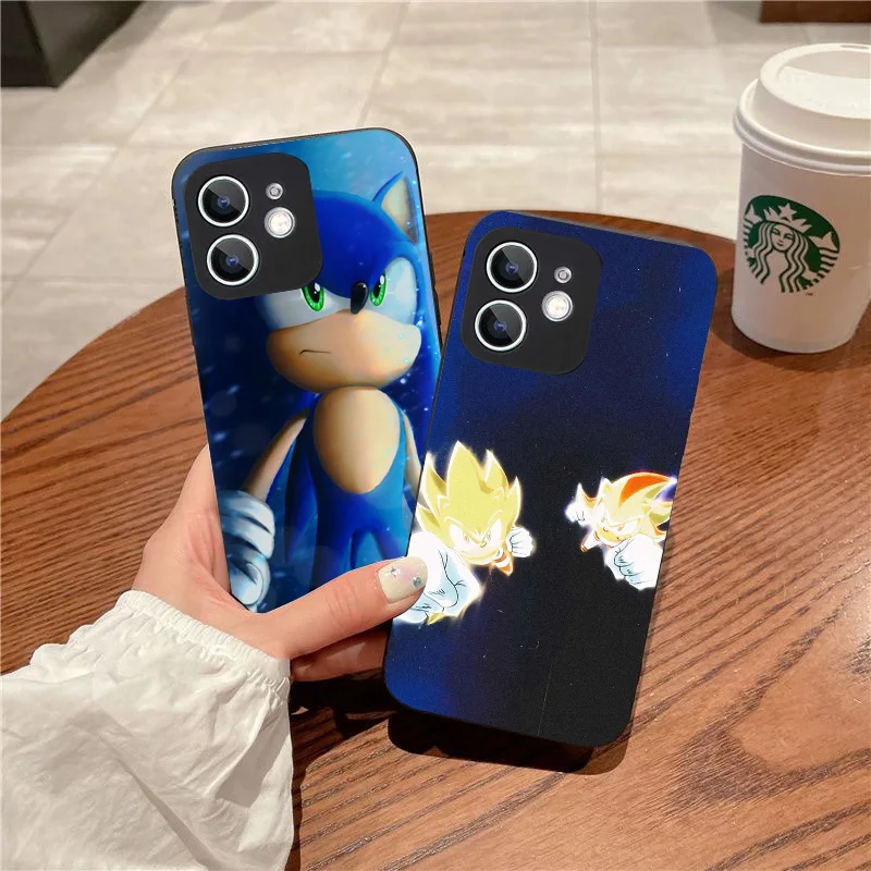 WRB-29 Sonic Black Гибкий чехол из ТПУ для Samsung J4 5 6 7 8 A40 M20 21 30 31 35 51 Note 9 Quantum2 Pro Plus Prime