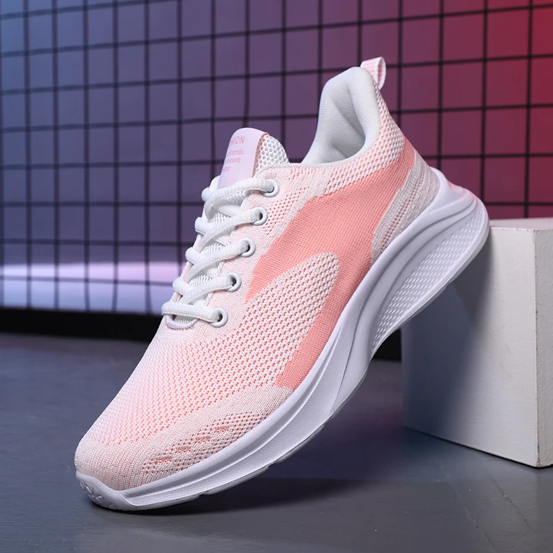 Breathable Women Casual Shoes Lightweight Non-slip Female Vulcanized Shoes Outdoor Women's Casual Sneakers Lace Up Free Shipping