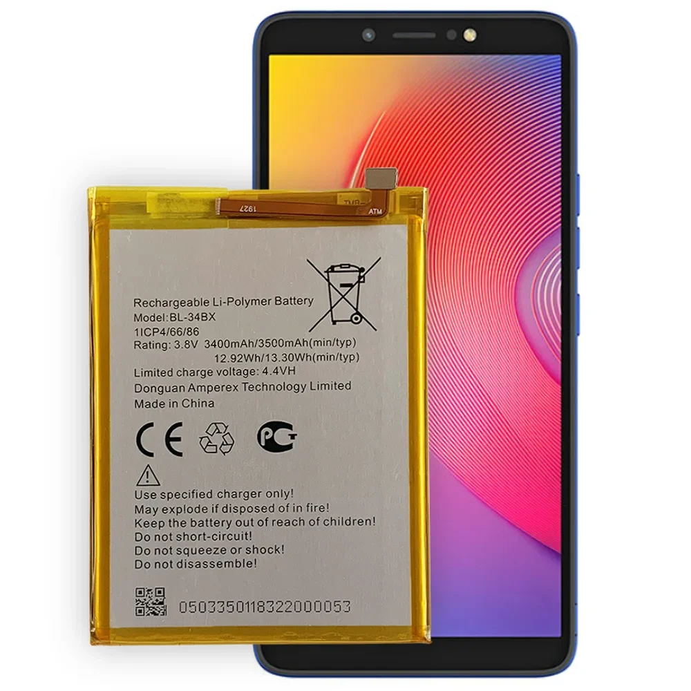 Высококачественная сменная батарея для Infinix Smart 2 HD X609 BL-34BX большой емкости