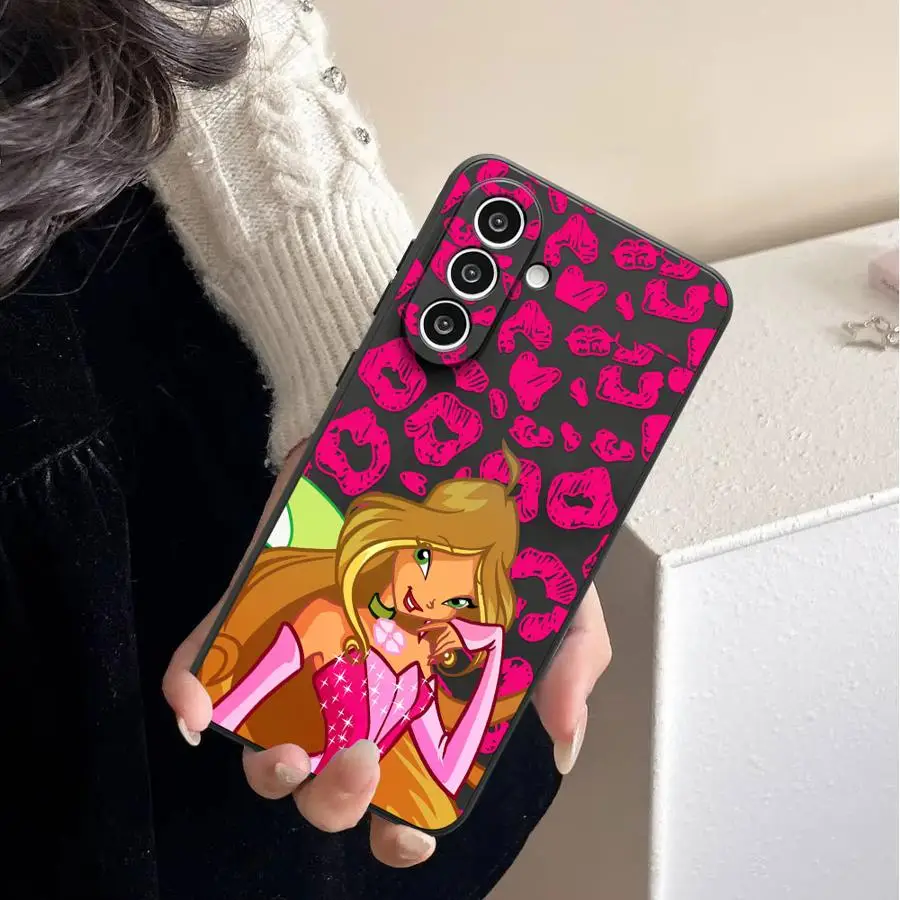 Фото Новый чехол для телефона Girl W-Winx Clubs для Samsung Galaxy A57 A23 A06 A55 A37 A73 A51 A15 A05 A25 A16 A12 A52 A36 A50 A53 A17 №3