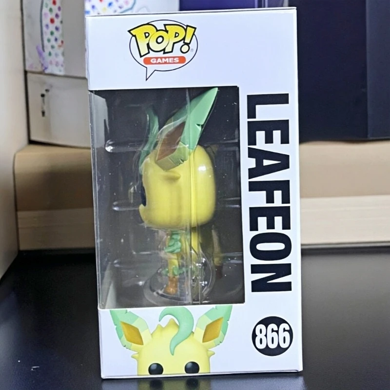 Фото Фанко Поп! Игры Pokémon: Лифеон # Оригинальная виниловая фигурка 866: коллекционная модель из игры/аниме, настольное украшение, игрушка, подарок для фанатов №5