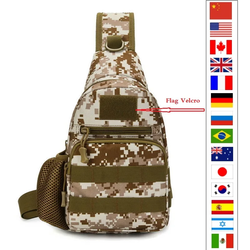 

Men's Multifunctional Camouflage Tactical Chest Bag Outdoor Sports Shoulder Crossbody Bag Leisure Travel Bag Male Chest Pack