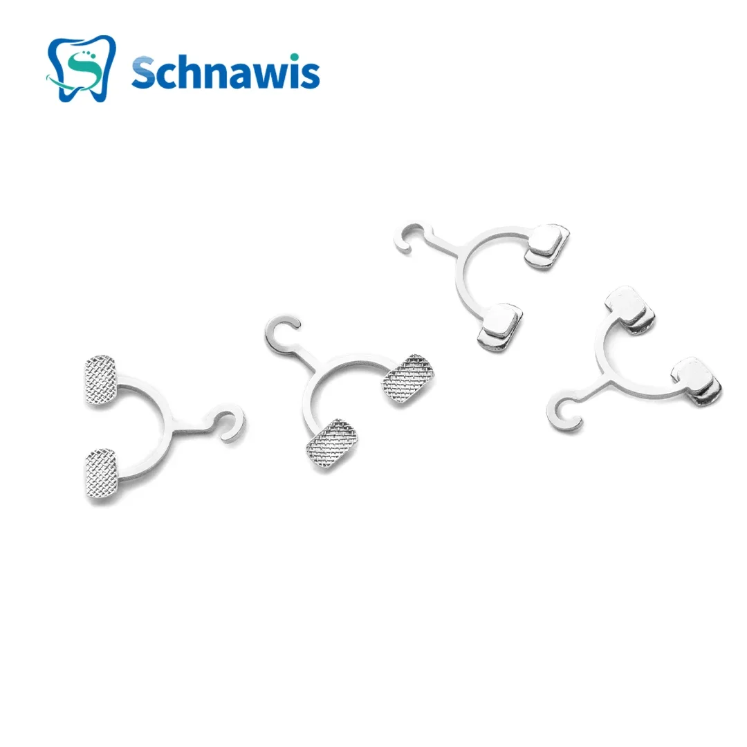 10 шт. круглые зубные ортодонтические языковые пуговицы