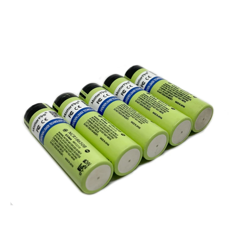 

MasterFire 10pcs/lot Original 18650 NCR18650B 3.7V 3400mAh Rechargeable Lithium Battery Laptop Batteries Cell For Panasonic