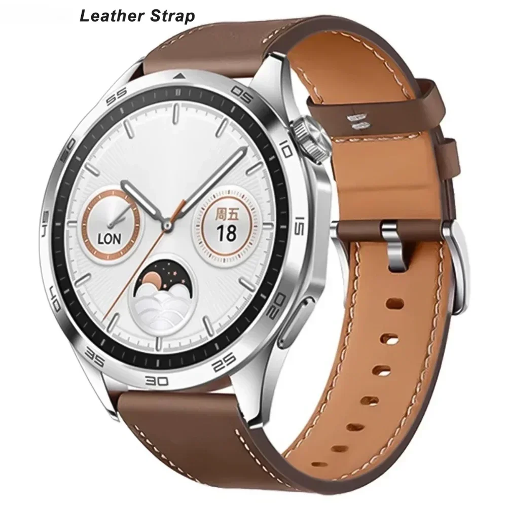 HUAWEI WATCH GT 5/46 Мм 5 Pro 3 GT2 46 Кожаный Ремешок 22 Мм/20 Унисекс Мягкий Сменный