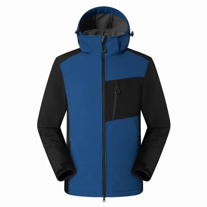

Spring and Autumn Men's New Fashion Personalized Custom Plus Size Slim Fit Zipper Hooded Casual Jacket S-2XL