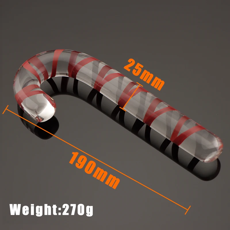 Стеклянная Анальная пробка фаллоимитатор пугвица милая кристальная конфетная