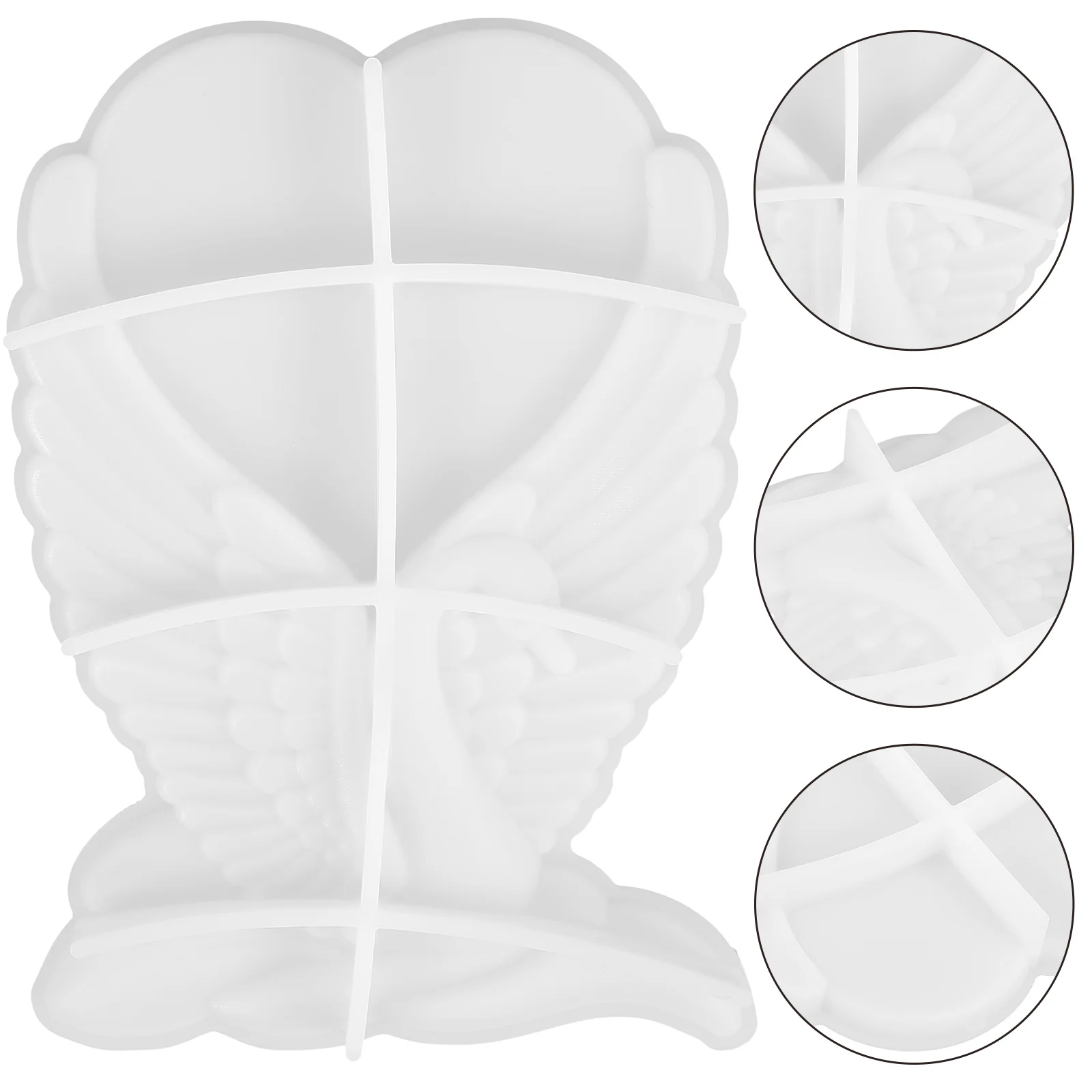 

European Style Love Photo Frame Mold Retro Decor Silica Gel Epoxy Molds Silicone