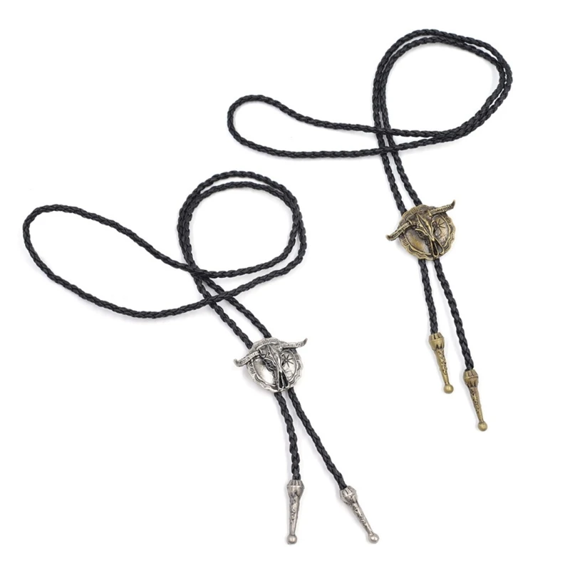 

Ковбойский галстук Bull Галстук-боло Ковбойский галстук в стиле вестерн Винтажный галстук-боло Прямая доставка